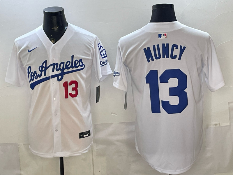 Men Los Angeles Dodgers #13 Muncy white Game 2026 Nike MLB Jersey 4014002